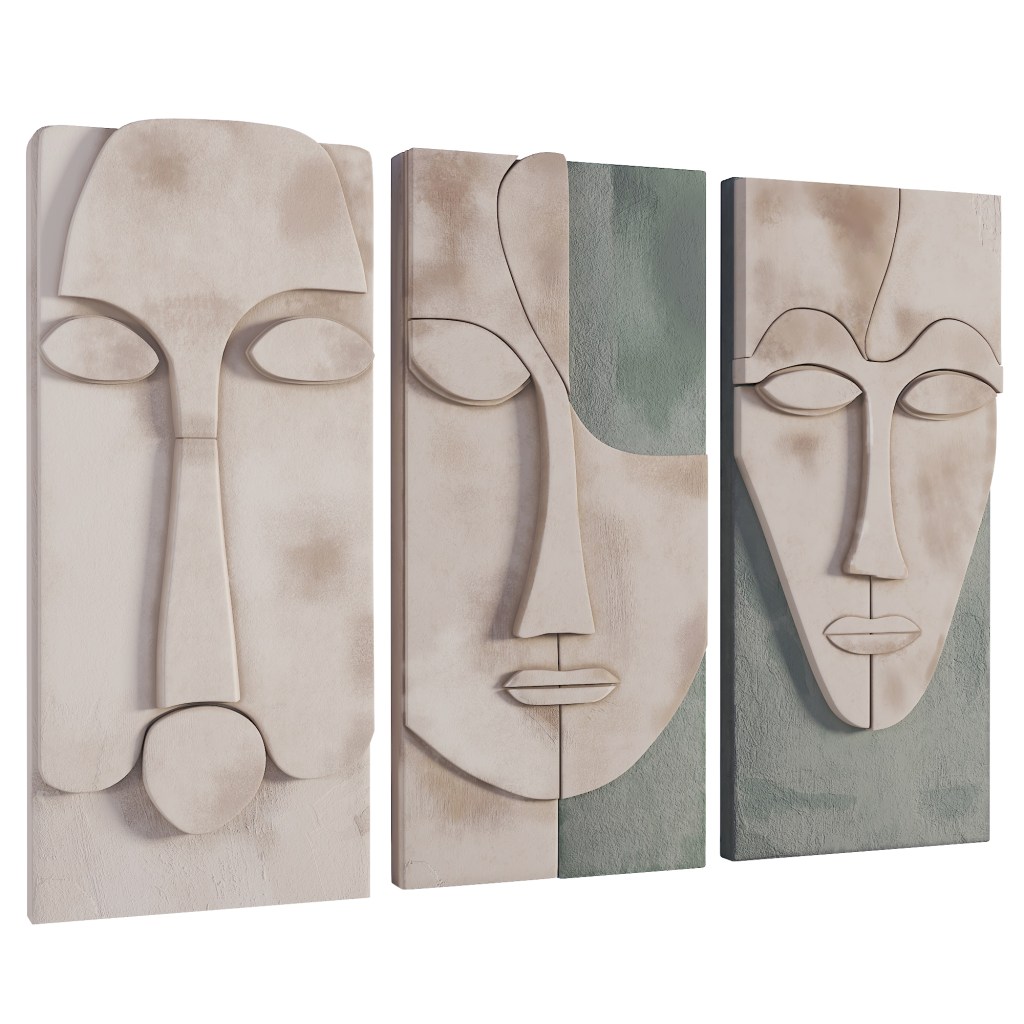Face Wall Art Sculpture